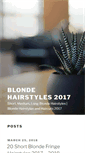 Mobile Screenshot of blonde-hairstyles.com